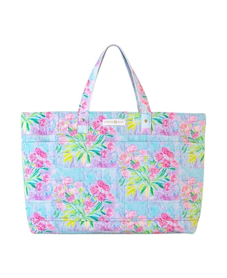 Evelyn & Kate Floral Quilted Tote