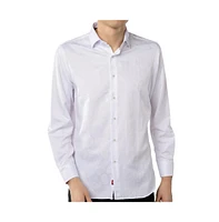 Luchiano Visconti Men's White on Skulls shirt
