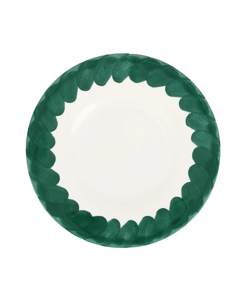 Vietri Lisbon Brushstroke Salad Plate