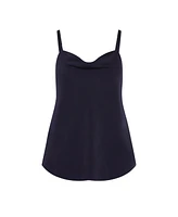 City Chic Plus Cowl Neck Cami