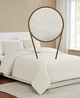 Brooklyn Loom Woven Texture 3-Pc. Comforter Set