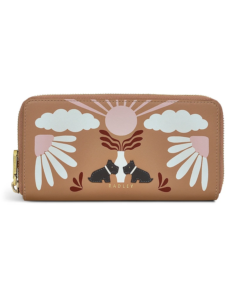 Radley London Rising Sun Zip Around Wallet