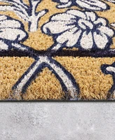 Laura Ashley Decorative Coir Doormat, 30" x 17.5"