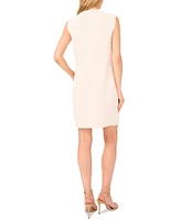 CeCe Women's Sleeveless Mini Sweater Dress