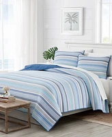 Oceanfront Resort Clearwater Yarn Dye Stripe -Pc. Quilt Set