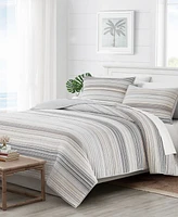 Oceanfront Resort Navarre Yarn Dye Stripe 3-Pc. Quilt Set, Full/Queen