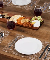CounterArt Mocha Farida Premier Fabric Placemats, Set of 4