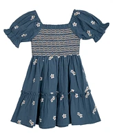 Sparkle & Shine Toddler and Little Girls Daisy Embroidered Dress