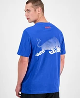 Hugo by Boss Men's Core Fanwear Relaxed Fit Short Sleeve Crewneck Graphic T-Shirt
