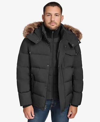 Andrew Marc Black Label Men's Forster Hooded Quitled Puffer Jacket