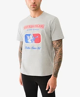 True Religion Men's Short Sleeve Embroidery League T-Shirt