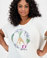 Style & Co Plus Printed Graphic T-Shirt
