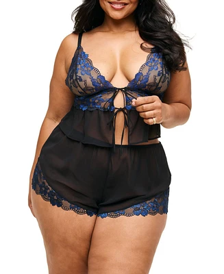 Adore Me Plus Tammy Camisole & Shorts Set Lingerie