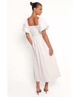 Petal and Pup Women's Clo Puff Sleeve Midi Dress