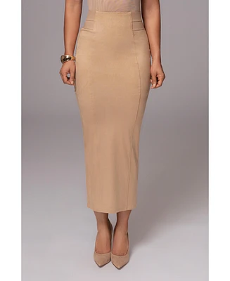 Jluxlabel Women's Phoenix Suede Skirt