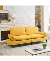 Premium Soft Yellow Sofa for Small Spaces