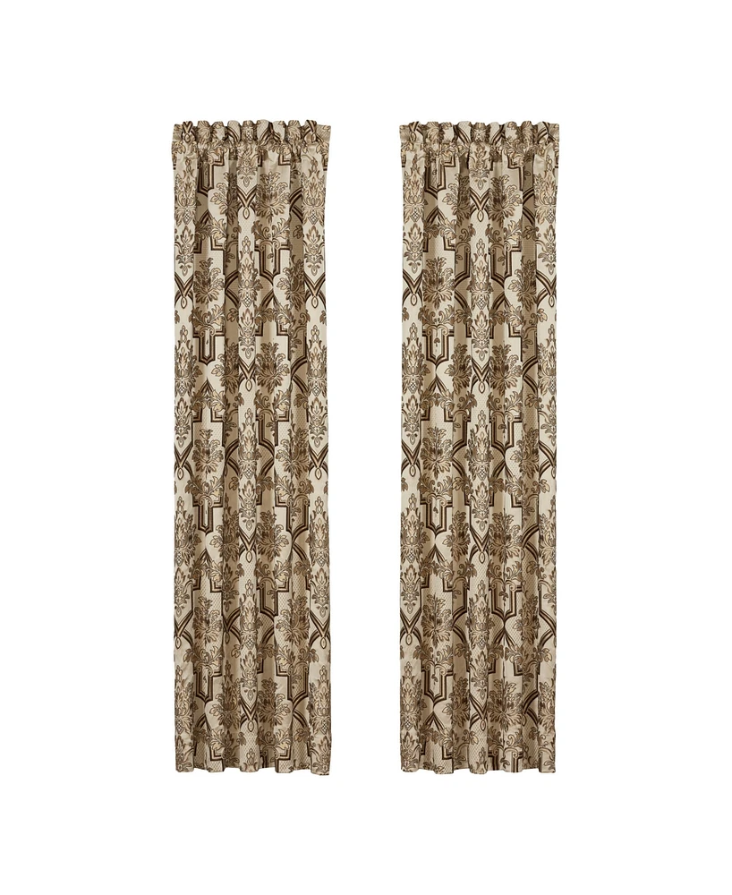 J Queen New York Gold Coast Window Panel Pair