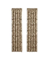 J Queen New York Gold Coast Window Panel Pair
