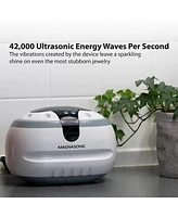 Magnasonic Professional Ultrasonic Jewelry Cleaner Machine for Cleaning Eyeglasses, Watches, Rings, Necklaces, Coins, Razors, Combs, Tools, Parts, Ins