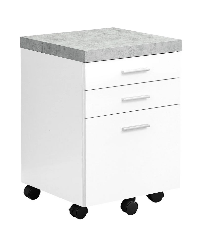 Mdf 3-drawer Filing