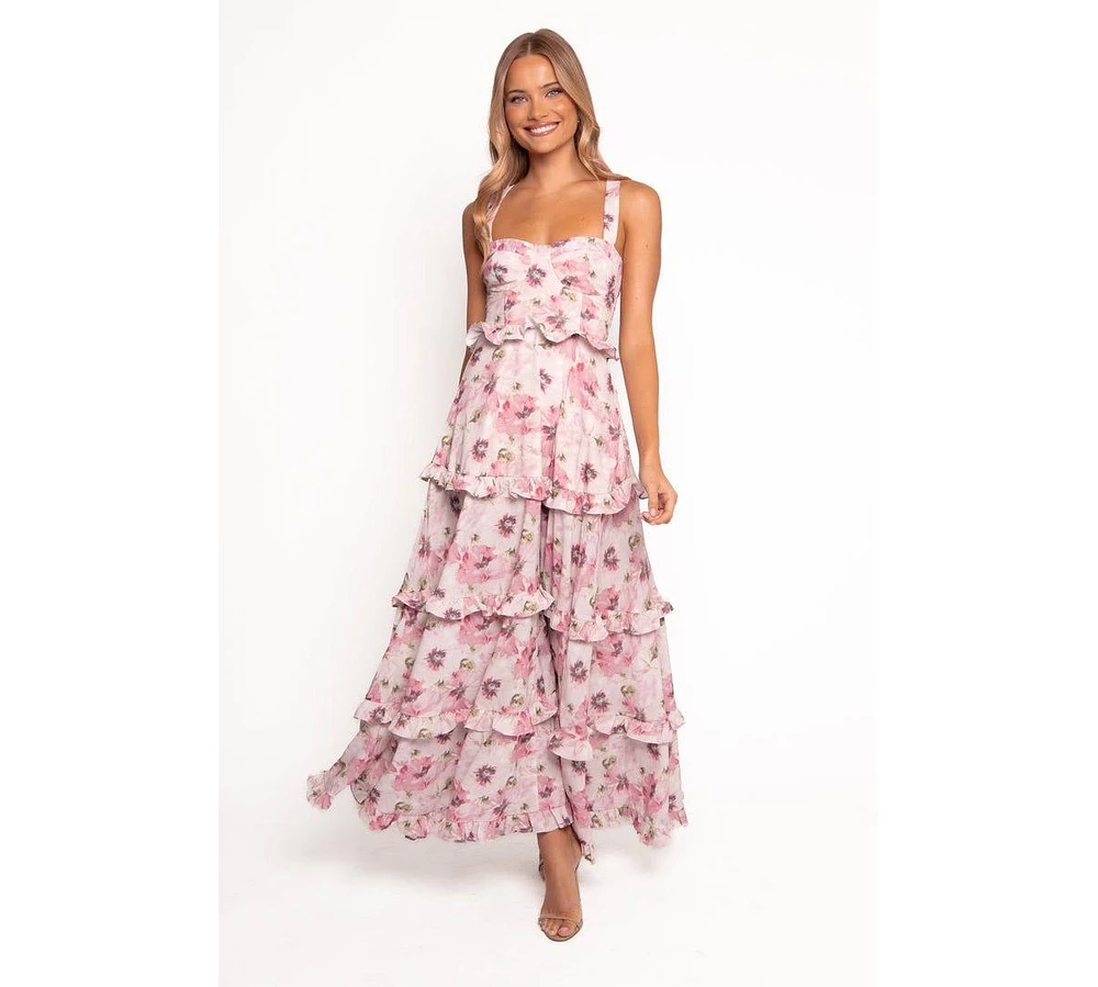 Petal and Pup Women's Lillee Tiered Maxi Dress