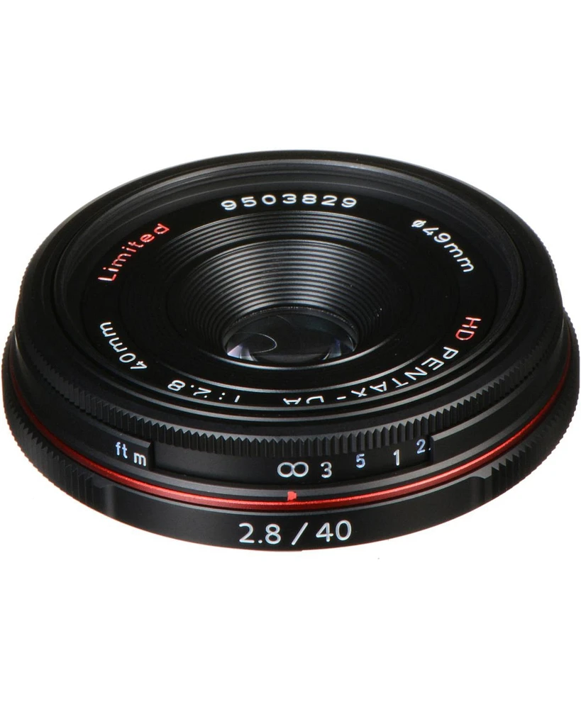 Pentax Smcp-da 40mm f/2.8 Ed Hd Limited Edition Pancake Lens for Dslr Cameras, Black