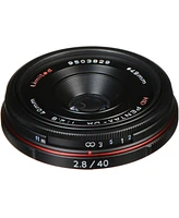 Pentax Smcp-da 40mm f/2.8 Ed Hd Limited Edition Pancake Lens for Dslr Cameras, Black