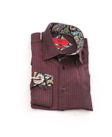 Elie Balleh Little Boys Wine Button-Down Slim Fit Shirt