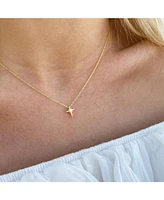 Spero London Single Star Necklace Sterling Silver