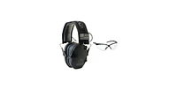 Walker's Razor Slim Electronic Hearing Muffs (Camo) and Shooting Glasses Kit