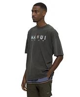 Maui and Sons Men's Compass Pigment Short Sleeve T-shirt