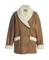 Jluxlabel Women's Presley Faux Leather Coat