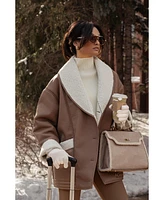 Jluxlabel Women's Presley Faux Leather Coat