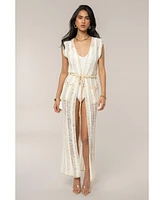 Jluxlabel Women's Marcelle Crochet Maxi Dress