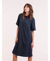 Celtic & Co. Women's Short Sleeve Swing Dress