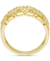 Diamond Link Ring (1/4 ct. t.w) in 10k Yellow Gold