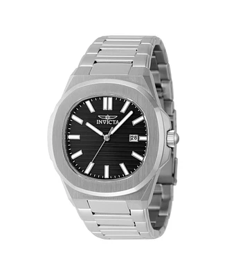 Invicta Men's 48319 Speedway Quartz 3 Hand Black Dial Watch