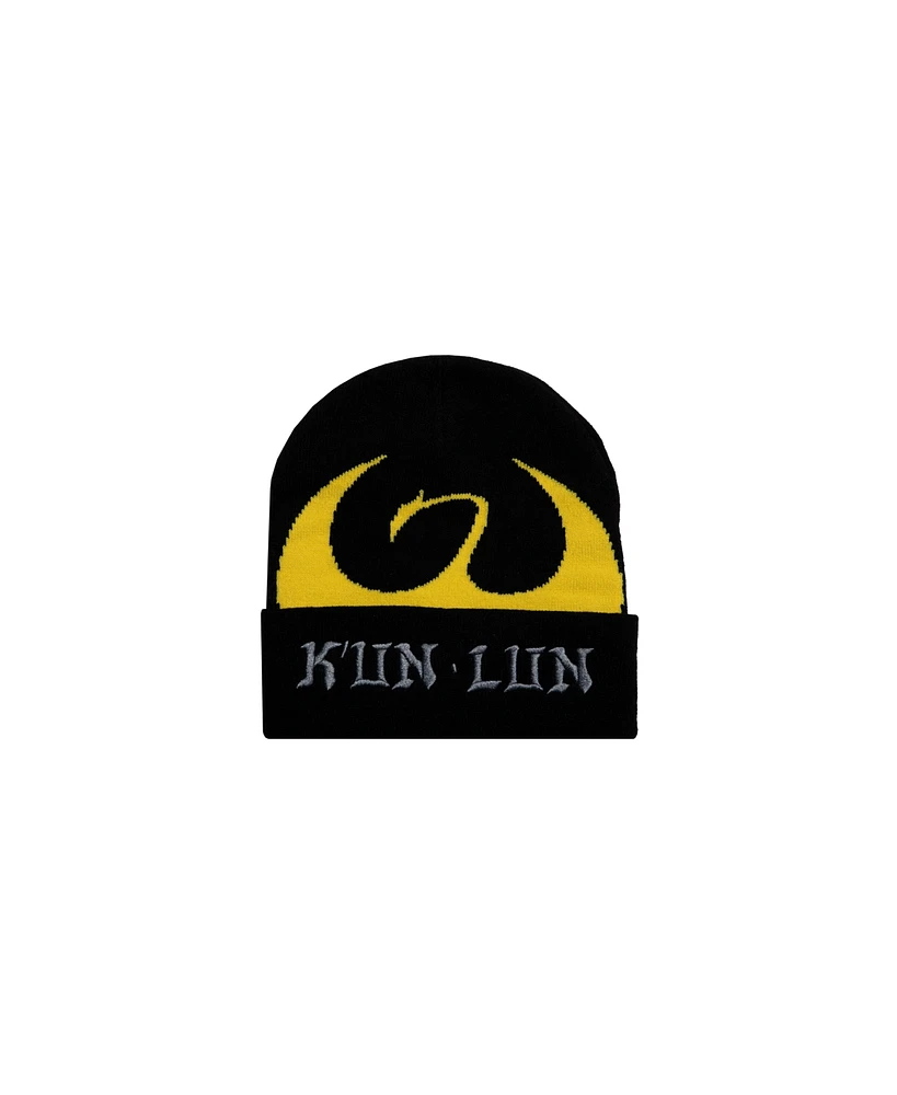 Marvel Men's Iron Fist K'un Lun Adult Black Beanie