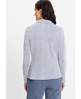 Olsen Women's Seersucker Blazer