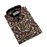 Elie Balleh Little Boys Royal Paisley Button-Down Slim Fit Shirt