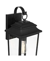 Bellis Verde High Traditional Outdoor Wall Light Fixture Mount Porch House Exterior Outside Lantern Led Bulb Waterproof Weatherproof Textured Black Me