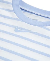 Nike Baby Boys Short Sleeve Romper with Bucket Hat