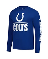 Nike Men's Royal Indianapolis Colts Split Local Long Sleeve T-Shirt