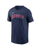 Nike Men's Anthony Rendon Navy Los Angeles Angels Fuse Name Number T-Shirt