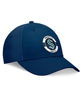 Fanatics Men's Deep Sea Blue Seattle Kraken Authentic Pro Training Camp Flex Hat