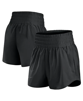 Nike Women's Black Texas Longhorns Performance One High-Rise Shorts