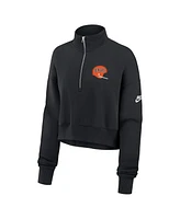 Nike Women's Black Cincinnati Bengals Rewind Phoenix Half-Zip Sweatshirt