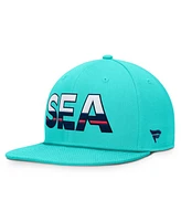 Fanatics Men's Light Blue Seattle Kraken Rink 7 Snapback Hat