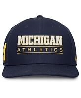 Jordan Men's Navy Michigan Wolverines Athletics Pro Adjustable Hat