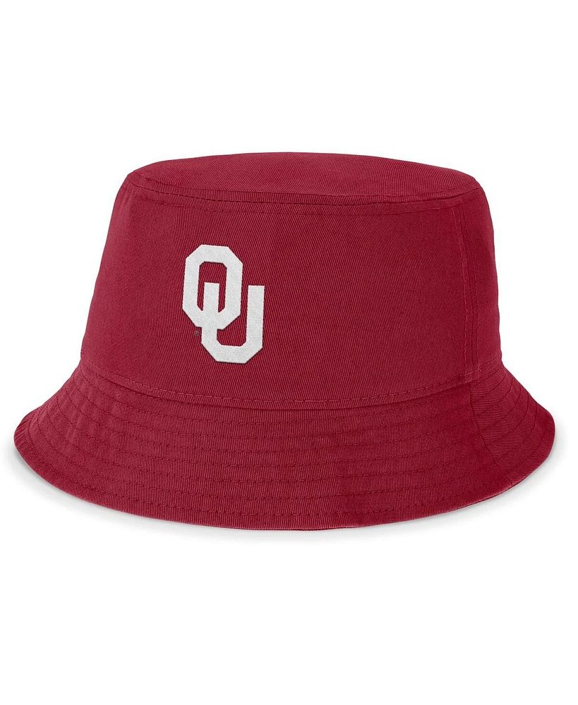 Jordan Men's Crimson Oklahoma Sooners Local Apex Bucket Hat